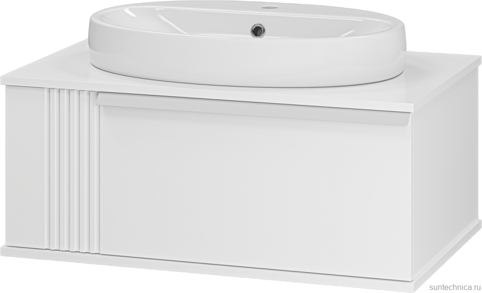 Мебель для ванной комнаты Brevita Savoy 80 подвесная, белая