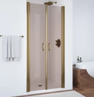 Душевая дверь в нишу Vegas Glass E2P 70 05 05 профиль бронза, стекло бронза