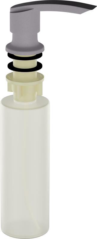 Дозатор для кухонной мойки Domaci Солерно U-02 платина