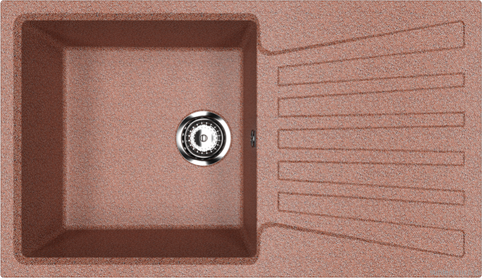 Мойка кухонная Ulgran U-703 -307 терракот