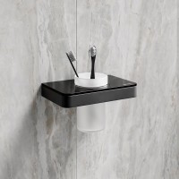 Стакан Lemark Glass line 9732036 матовый черный