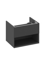 Тумба под раковину без столешницы Ravak Lite SD 60 матовая черная Тумба под раковину без столешницы Ravak Lite SD 60 матовая черная