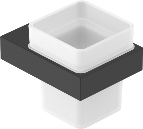 Стакан Cezares Slider TUMS-NOP черный матовый