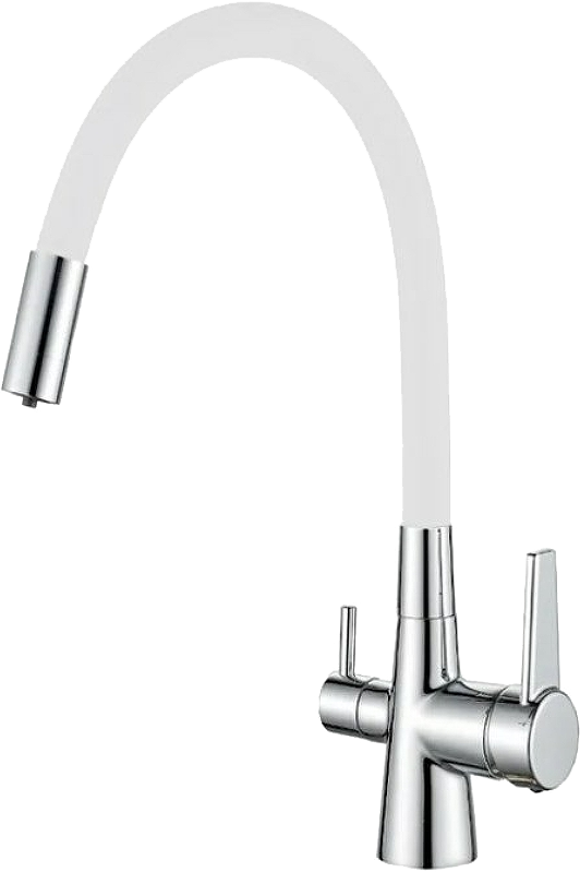 Смеситель для кухни Haiba HB858-8 белый