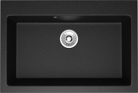 Мойка кухонная Domaci Болонья М-39-002 черная Мойка кухонная Domaci Болонья М-39-002 черная