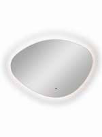Зеркало CONTINENT Led Alma 100х70 см, сенсорное, с теплой подсветкой