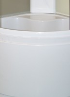Душевая кабина Parly Effect TMF901 85х85, с высоким поддоном, без крыши, профиль белый, стекло матовое