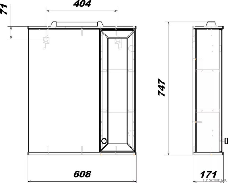 Мебель для ванной комнаты SanStar Бриз 55 раковина Исть