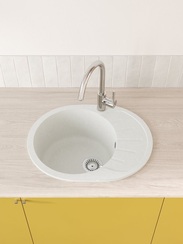 Мойка кухонная Domaci Болонья М-10-001 белая