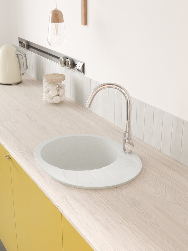 Мойка кухонная Domaci Болонья М-10-001 белая