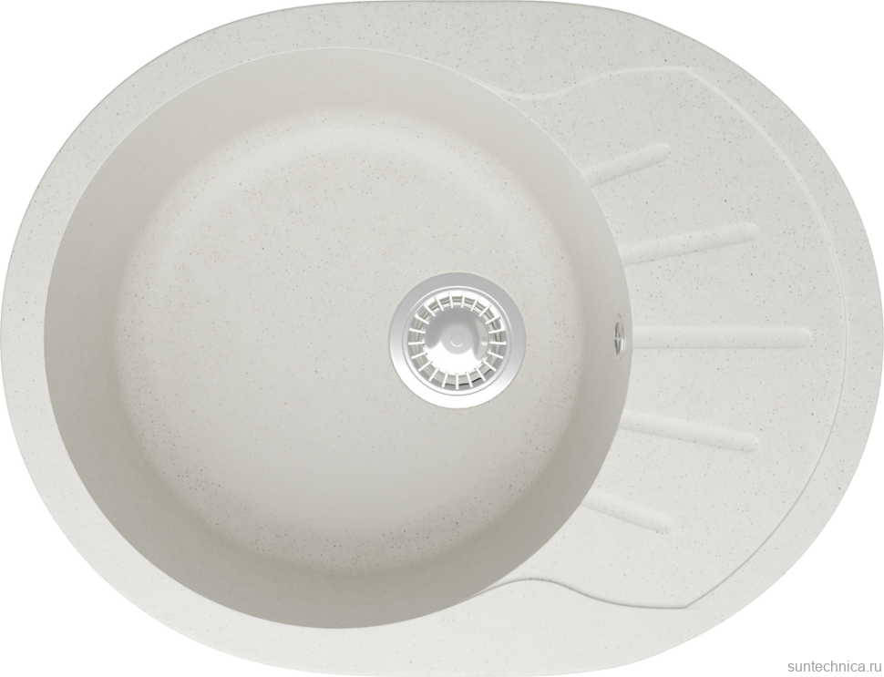 Мойка кухонная Domaci Болонья М-10-001 белая