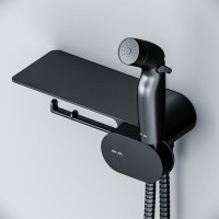Гигиенический душ AM.PM Like F0202622 С ВНУТРЕННЕЙ ЧАСТЬЮ, со смесителем, черный