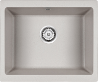 Комплект Мойка Paulmark Gera 60 PM205546-GR серый + Измельчитель Bone Crusher BC 910-SL-Slim Line