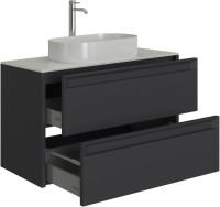 Тумба под раковину без столешницы Allen Brau Fantasy 2.0 100 матовый антрацит