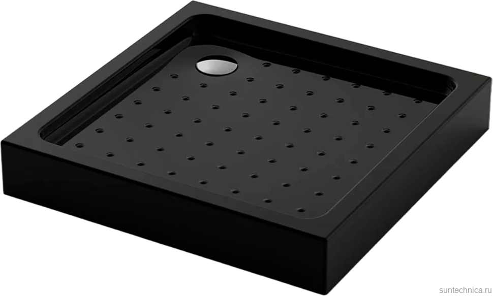 Поддон для душа Veconi Tezeo acrylic TZ-52B 90x90, черный