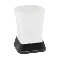 Набор Стакан Wasserkraft Amper 5428black + Мыльница 5429black