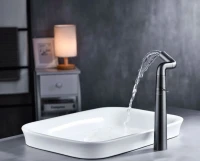 Смеситель для раковины Haiba HB11813-7 черный Смеситель для раковины Haiba HB11813-7 черный