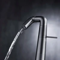 Смеситель для раковины Haiba HB11813-7 черный Смеситель для раковины Haiba HB11813-7 черный