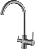 Смеситель для кухни BELZ B76801-3 вороненая сталь