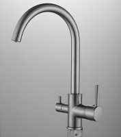 Смеситель для кухни BELZ B76801-3 вороненая сталь