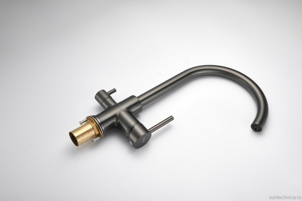 Смеситель для кухни BELZ B76801-3 вороненая сталь