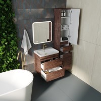 Мебель для ванной комнаты Style Line Атлантика 60 Люкс Plus, подвесная, старое дерево