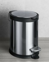 Мусорное ведро Colombo Design Complementi B9212.IX сталь, черный