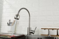 Смеситель для кухни Frap F44899-1 с гибким изливом, сатин