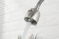 Смеситель для кухни Frap F44899-1 с гибким изливом, сатин