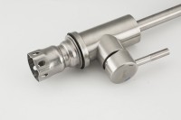 Смеситель для кухни Frap F44899-1 с гибким изливом, сатин