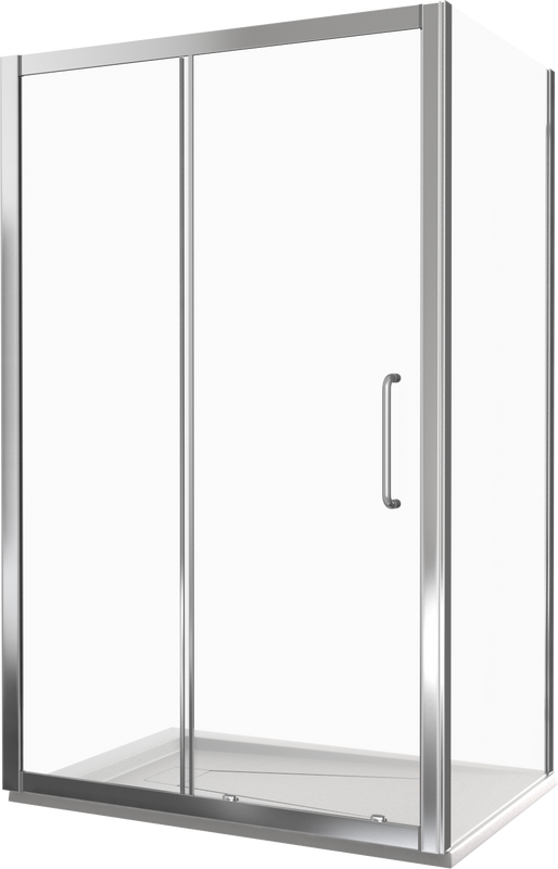 Душевой уголок Good Door Neo WTW+SP 120х80 см + очиститель для стекол