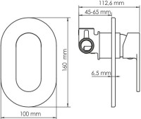 Гигиенический душ Wasserkraft A117451 шланг 150 см