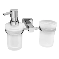 Набор Стакан Wasserkraft Lippe K-6526 + Дозатор K-6589 Набор Стакан Wasserkraft Lippe K-6526 + Дозатор K-6589