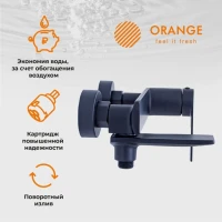 Смеситель для ванны с душем Orange Berni M09-100b черный Смеситель для ванны с душем Orange Berni M09-100b черный