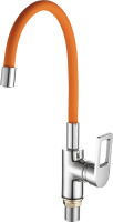 Смеситель для кухни Fashun A4253+B02 хром, оранжевый
