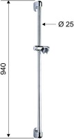 Душевая штанга Remer 319D