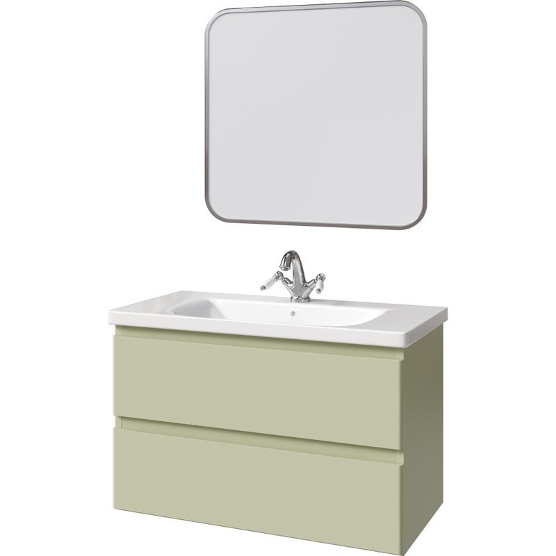 Мебель для ванной комнаты Caprigo Forte 90 подвесная, фисташка