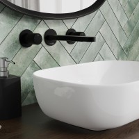 Смеситель для раковины Wasserkraft Fulda 5245 С ВНУТРЕННЕЙ ЧАСТЬЮ, черный soft-touch