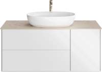 Тумба под раковину KERAMA MARAZZI Plaza Modern 120 белая