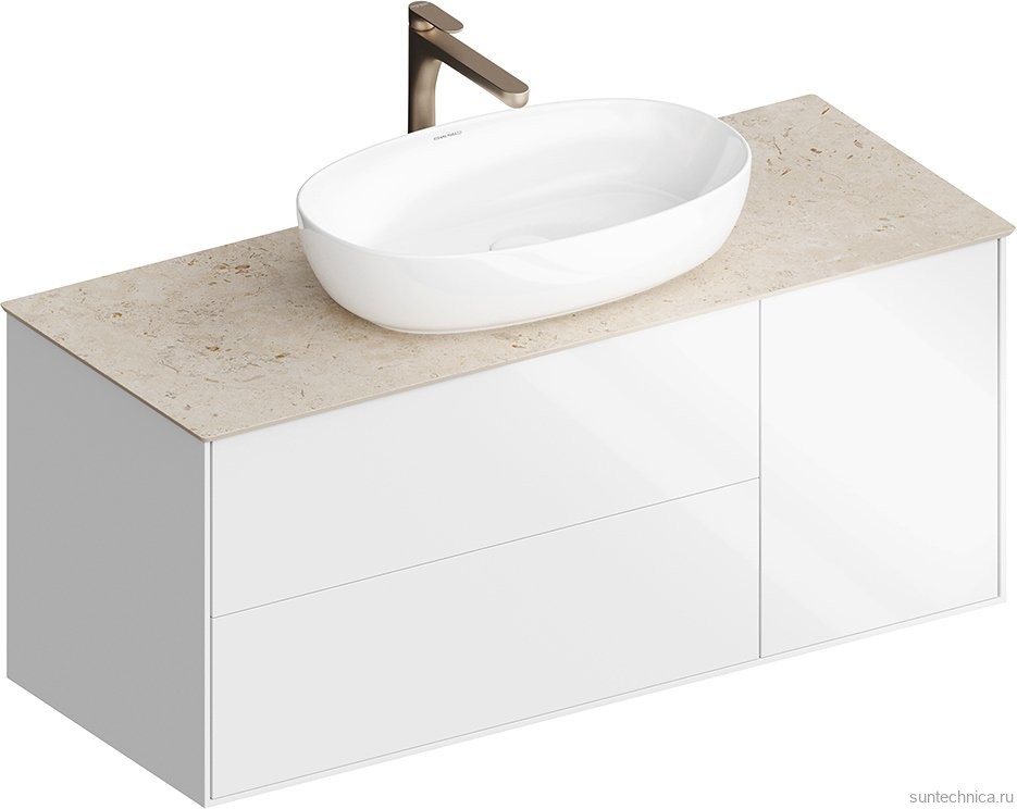 Тумба под раковину KERAMA MARAZZI Plaza Modern 120 белая