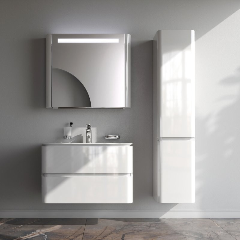 Мебель для ванной комнаты AM.PM Sensation 80 подвесная, белый глянец
