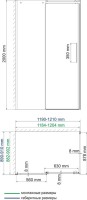 Душевой уголок Wasserkraft Dinkel 58R07 120x90 см