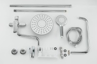 Душевая стойка Frap F24001 с крючками