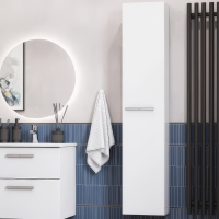 Шкаф-пенал для ванной Roca Victoria A857564806 белый глянец