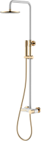 Душевая стойка Boheme Stick 128-WG.2 white touch gold