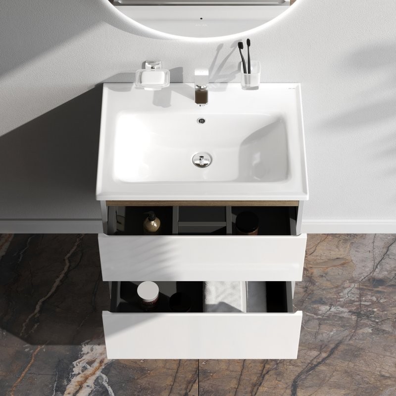 Мебель для ванной комнаты AM.PM X-Joy 65, подвесная, белый глянец