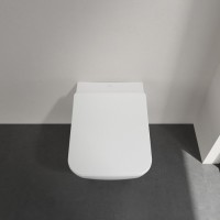 Комплект Унитаз подвесной Villeroy & Boch Venticello 4611RLR1 безободковый, альпийский белый + Инсталляция TECE Base 9400413 4 в 1 с кнопкой смыва