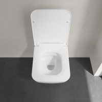 Комплект Унитаз подвесной Villeroy & Boch Venticello 4611RLR1 безободковый, альпийский белый + Инсталляция TECE Base 9400413 4 в 1 с кнопкой смыва