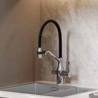 Смеситель для кухни Sancos Orta SC4008CH с гибким изливом, хром
