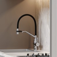 Смеситель для кухни Sancos Orta SC4008CH с гибким изливом, хром